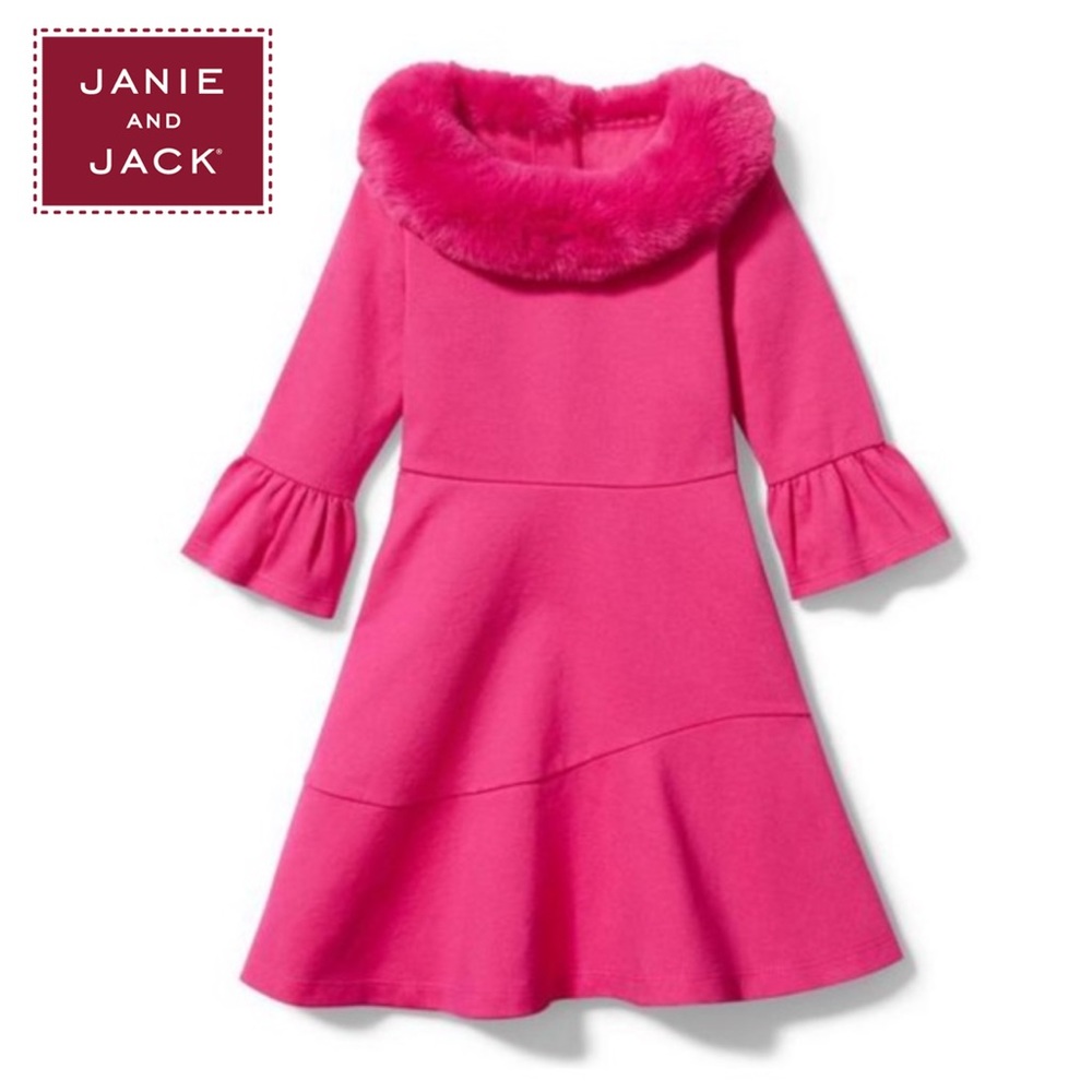 Janie and Jack Pink Kids Casual Dress